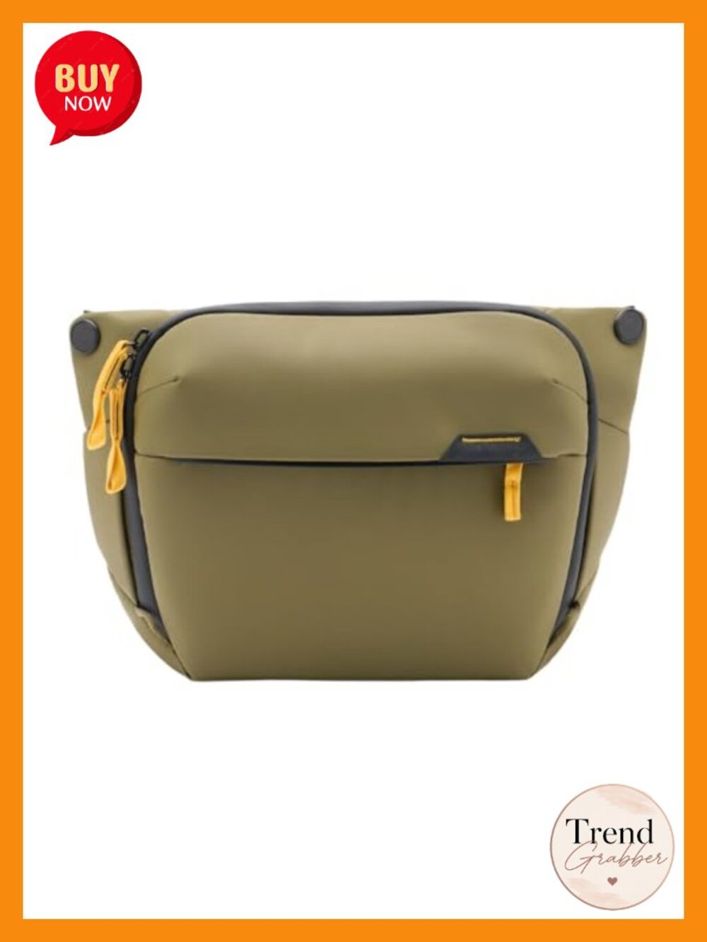 Nylon Sling Bag 6L with FlexFold Dividers Crossbody Camera Bag Travel
